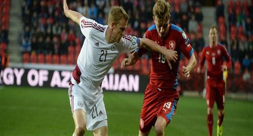 التشيك تفرض التعادل على لاتفيا في الوقت القاتل